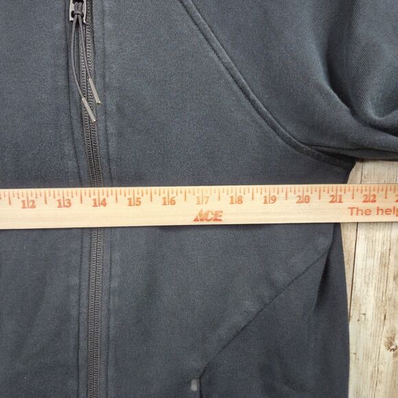 Nike Women's Asymmetrical Tech Fleece Jacket Black Large Zip Hoodie Active Track - Picture 10 of 12